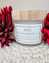 Load image into Gallery viewer, Whipped Body Butter Topped with a Smoky Quartz Crystal | Hug Scent - Sunbeam Naturals