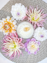 Load image into Gallery viewer, Whipped Body Butter Topped with a Citrine Crystal | Solis Scent - Sunbeam Naturals