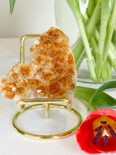 Load image into Gallery viewer, Citrine Cluster Hearts - Sunbeam Naturals