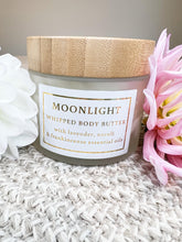 Load image into Gallery viewer, Whipped Body Butter Topped with an Amethyst Crystal | Moonlight Scent - Sunbeam Naturals