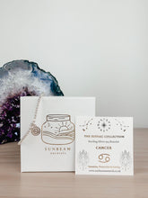 Load image into Gallery viewer, Cancer | Zodiac Collection | Sterling Silver Bracelet - Sunbeam Naturals