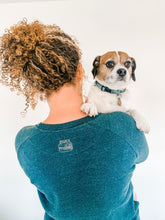 Load image into Gallery viewer, 'No Rain, No Flowers' Sweatshirt | Heather Forest Green - Sunbeam Naturals
