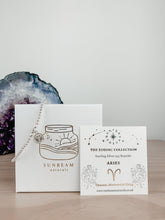 Load image into Gallery viewer, Aries | Zodiac Collection | Sterling Silver Bracelet - Sunbeam Naturals