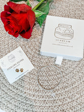 Load image into Gallery viewer, Sterling Silver Paw Print Bracelet - Sunbeam Naturals