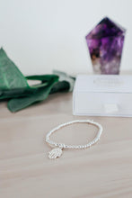 Load image into Gallery viewer, Sterling Silver Hamsa Hand Bracelet - Sunbeam Naturals