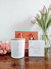 Load image into Gallery viewer, Love Gift Set  | Love Aromatherapy Candle & Sterling Silver Bracelet | Choose your Charm - Sunbeam Naturals