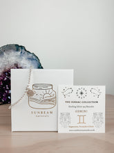 Load image into Gallery viewer, Gemini | Zodiac Collection | Sterling Silver Bracelet - Sunbeam Naturals