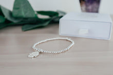 Load image into Gallery viewer, Sterling Silver Hamsa Hand Bracelet - Sunbeam Naturals