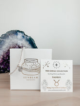 Load image into Gallery viewer, Taurus | Zodiac Collection | Sterling Silver Bracelet - Sunbeam Naturals
