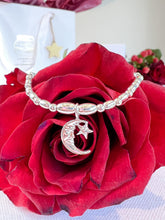 Load image into Gallery viewer, Sterling Silver Crescent Moon Stacking Bracelet - Sunbeam Naturals