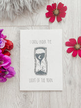 Load image into Gallery viewer, ‘I Grow Under the Light of the Moon’ Notebook | Designed by Lauren Emmeline | Eco-Friendly 100% Recycled Cover &amp; Pages - Sunbeam Naturals
