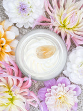 Load image into Gallery viewer, Whipped Body Butter Topped with a Citrine Crystal | Solis Scent - Sunbeam Naturals
