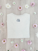 Load image into Gallery viewer, &#39;Grow Through What You Go Through&#39; Sweatshirt | Champagne Heather Grey - Sunbeam Naturals
