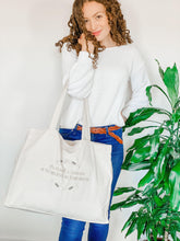 Load image into Gallery viewer, &#39;To Plant A Garden Is To Believe In Tomorrow&#39; Large Bag | Vanilla - Sunbeam Naturals
