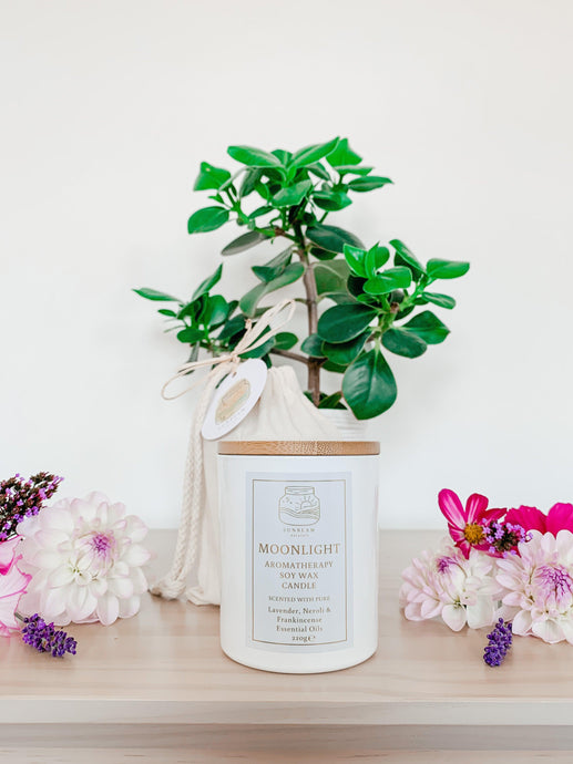 Deluxe Aromatherapy Candle | Moonlight Scent - Sunbeam Naturals